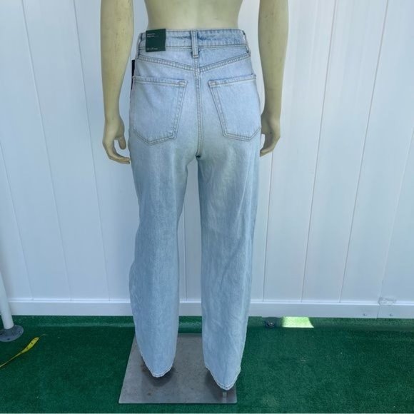 Wild Fable Light Blue Distressed Highest Rise Baggy Jeans Size 24R - Picture 2 of 10